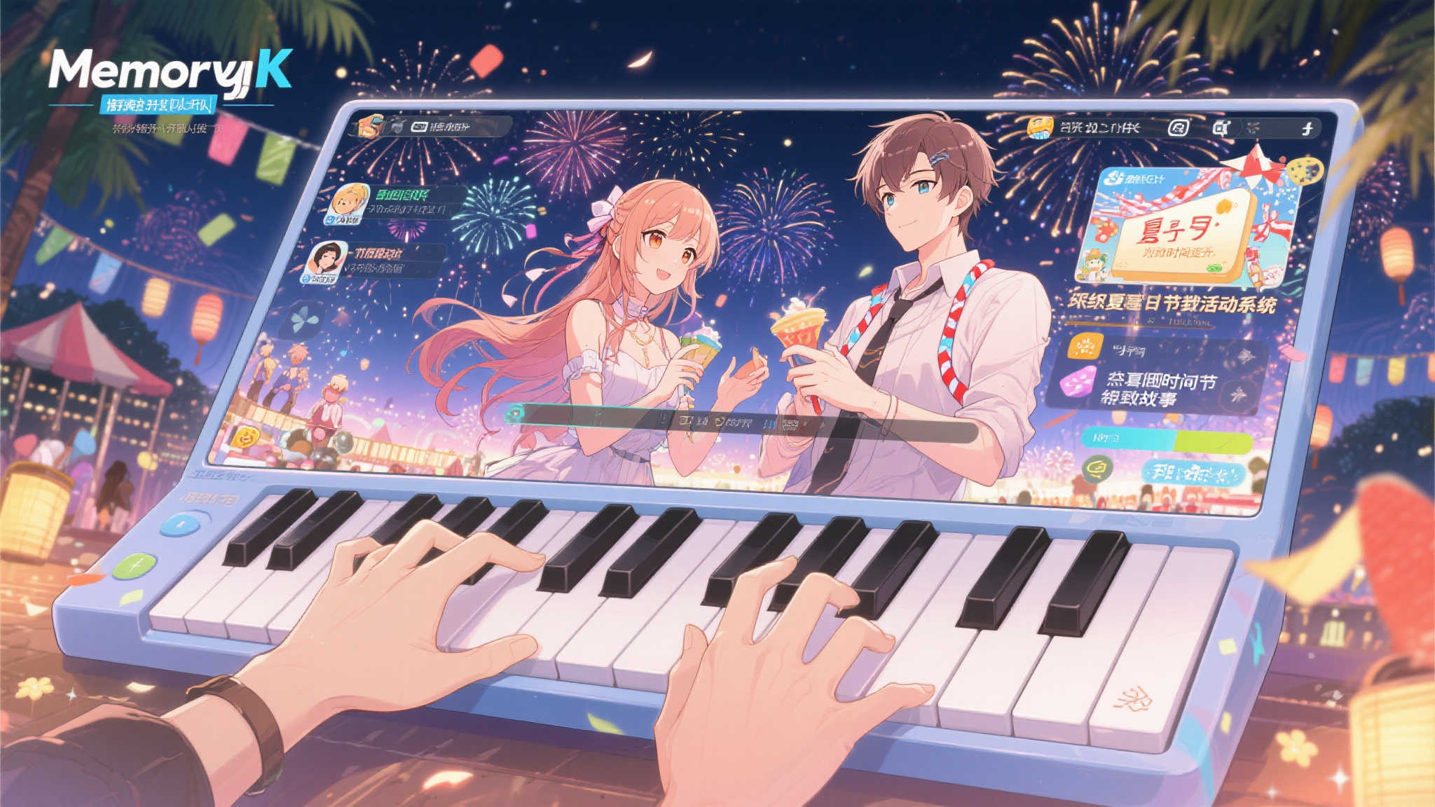 夏日心动!视觉轻小说游戏《记忆键盘》今夏即将上线! 夏日心动!视觉轻小说游戏《记忆键盘》今夏即将上线!